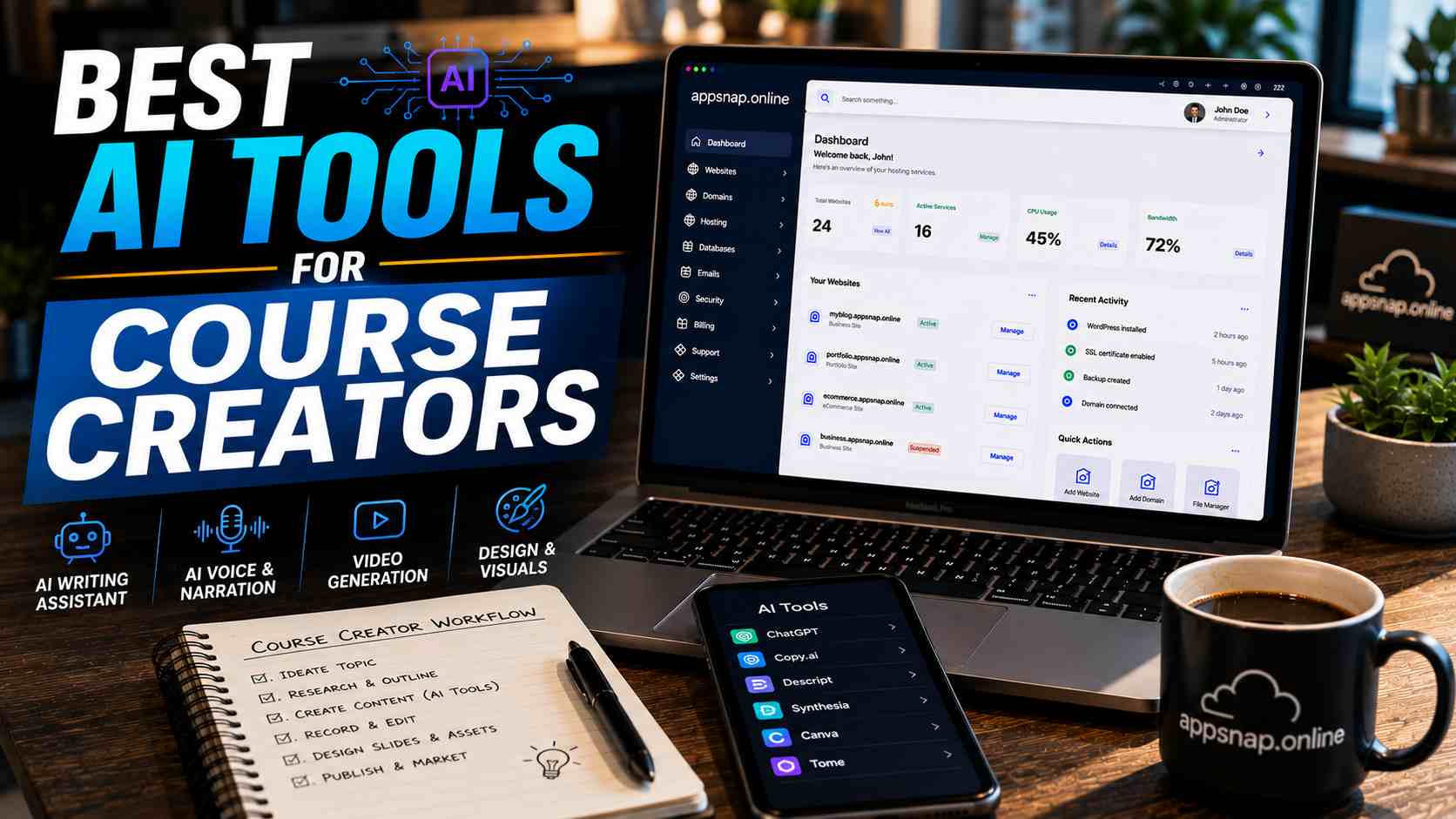 Best AI Tools for Course Creators