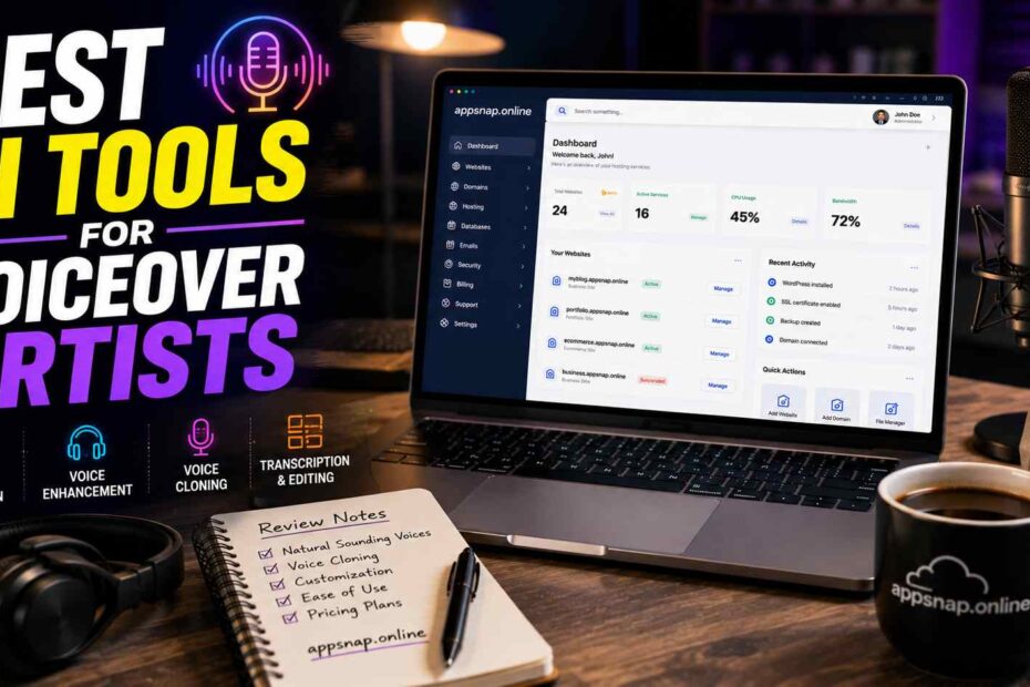 Best AI Tools for Voiceover Artists