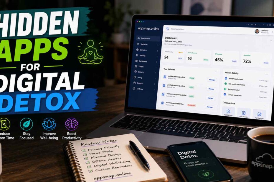 Hidden Apps for Digital Detox