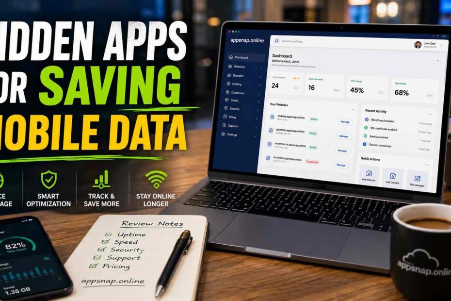Hidden Apps for Saving Mobile Data