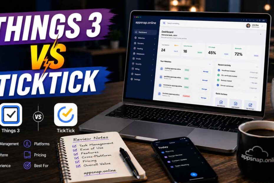 Things 3 vs TickTick